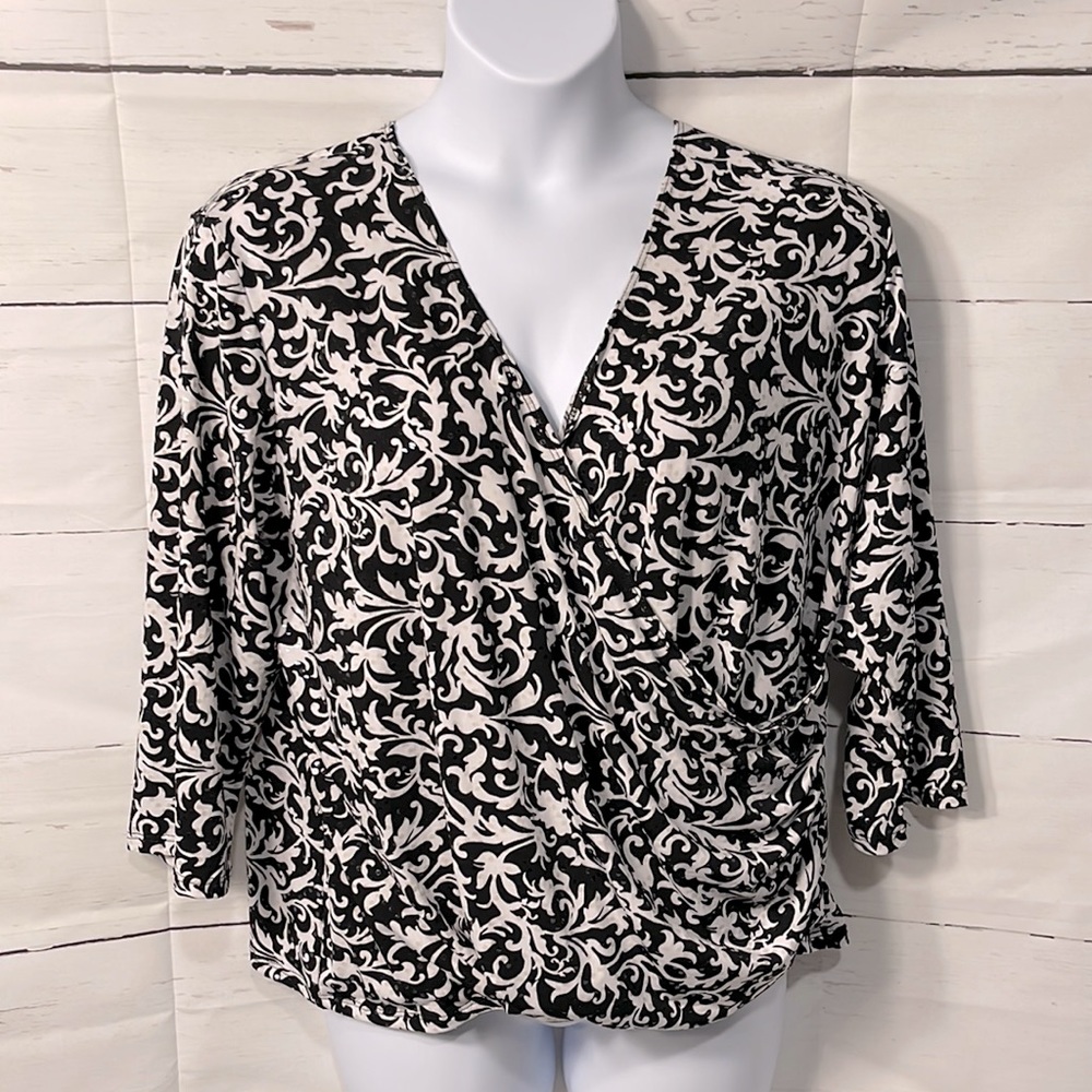 NWT Dress Barn draped top